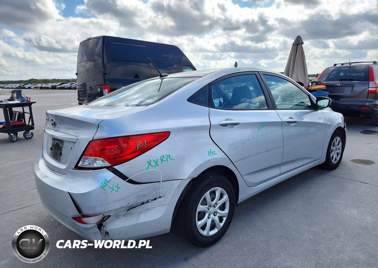2012 Hyundai Accent Gls VIN:KMHCT4AEXCU246066 - 3