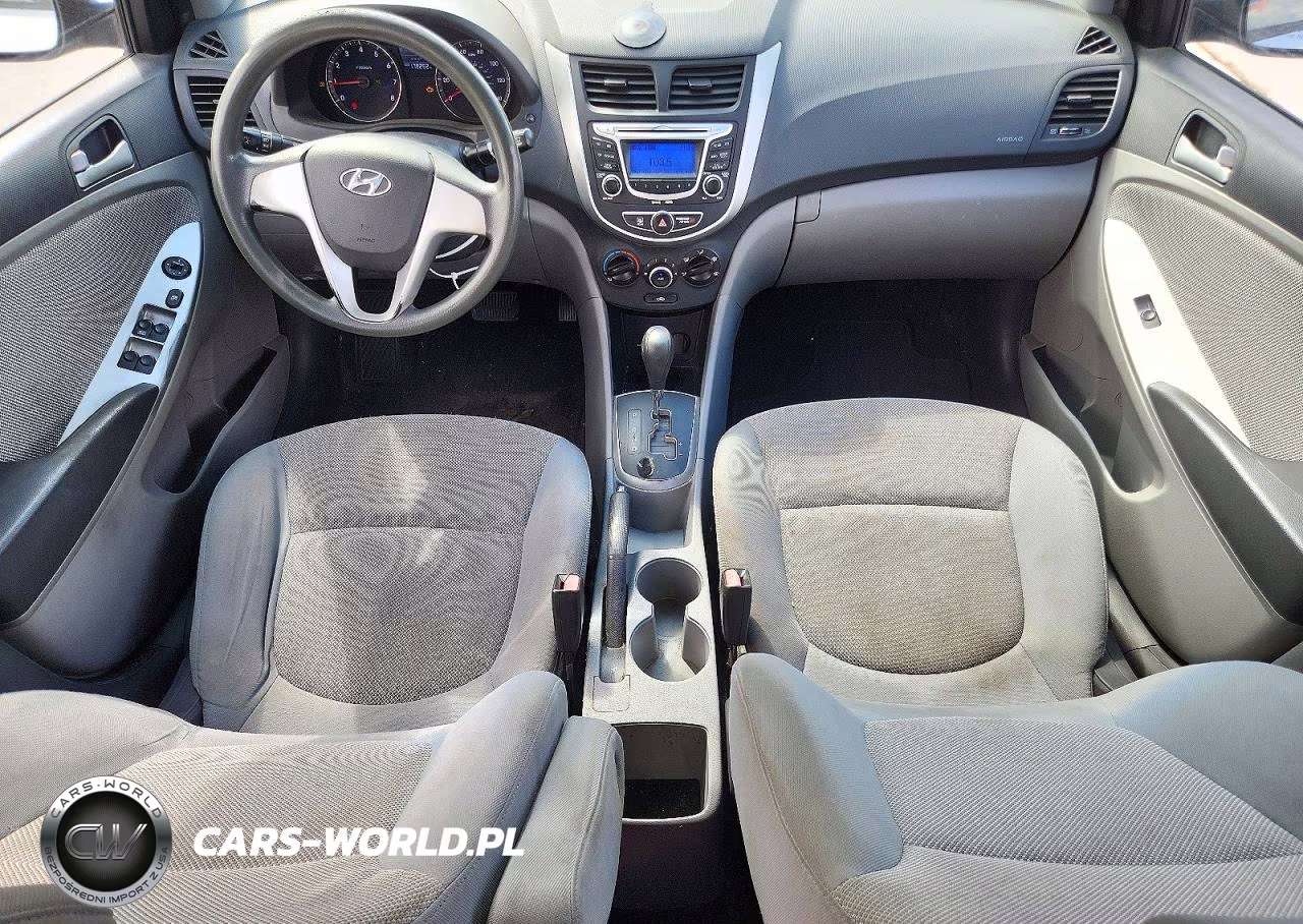 2012 Hyundai Accent Gls VIN:KMHCT4AEXCU246066 - 8