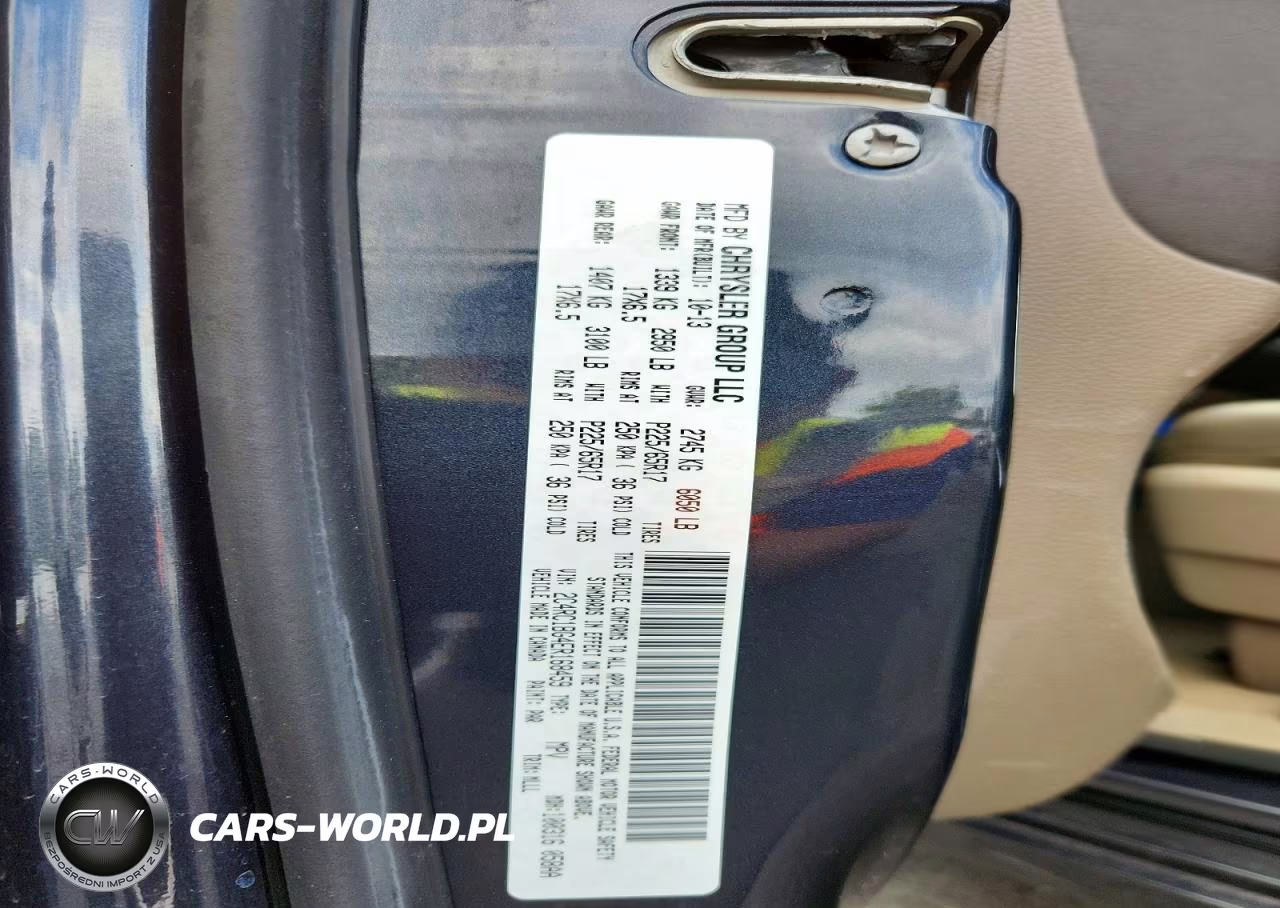 2014 Chrysler Town & Country Touring VIN:2C4RC1BG4ER168459 - 13