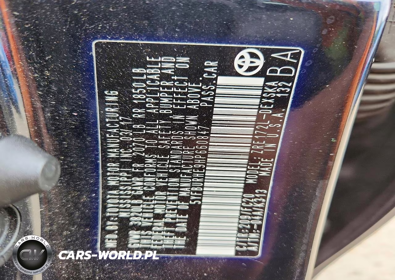 2017 Toyota Corolla Se VIN:5YFBURHE9HP660847 - 12