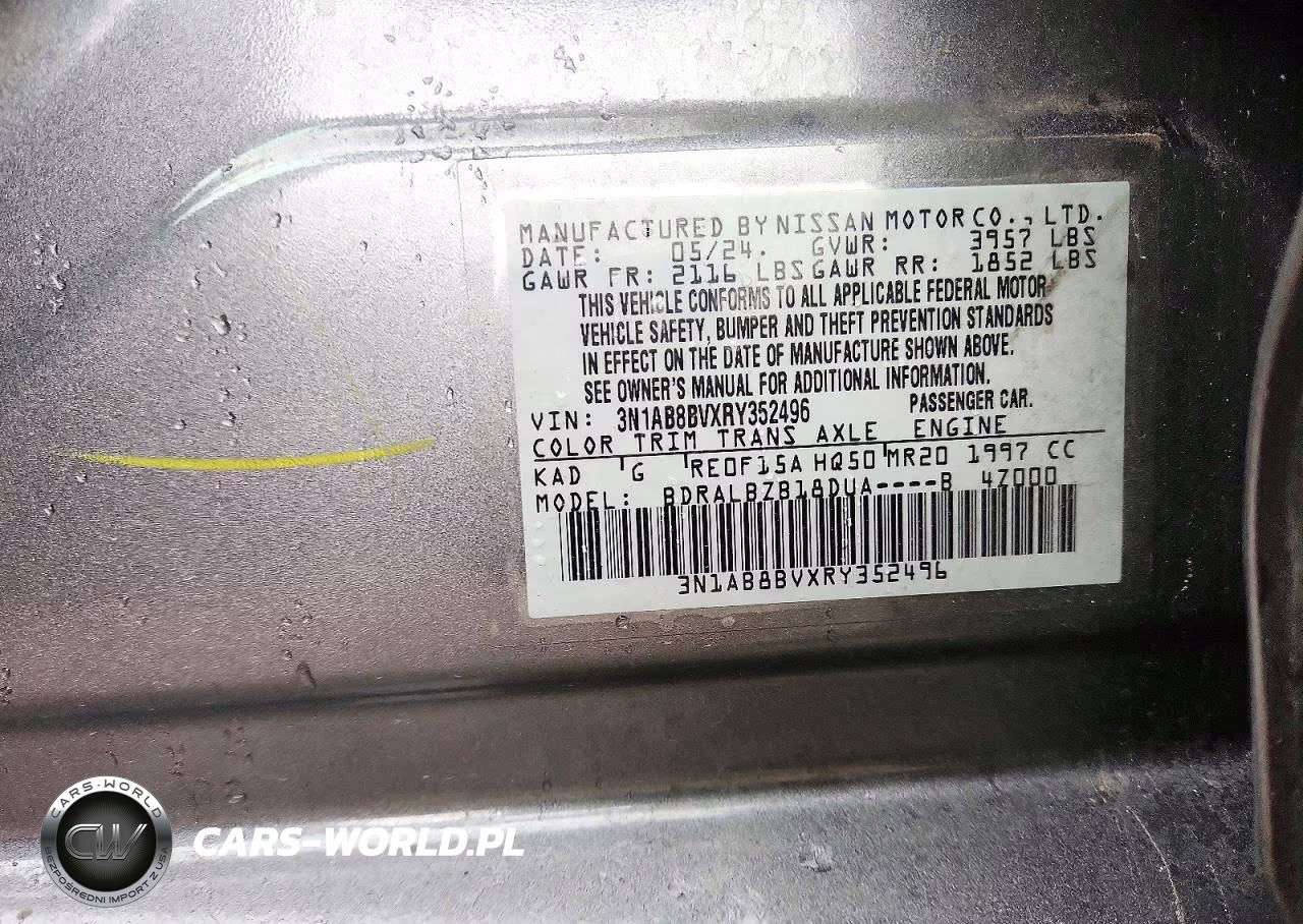 2024 Nissan Sentra S VIN:3N1AB8BVXRY352496 - 12