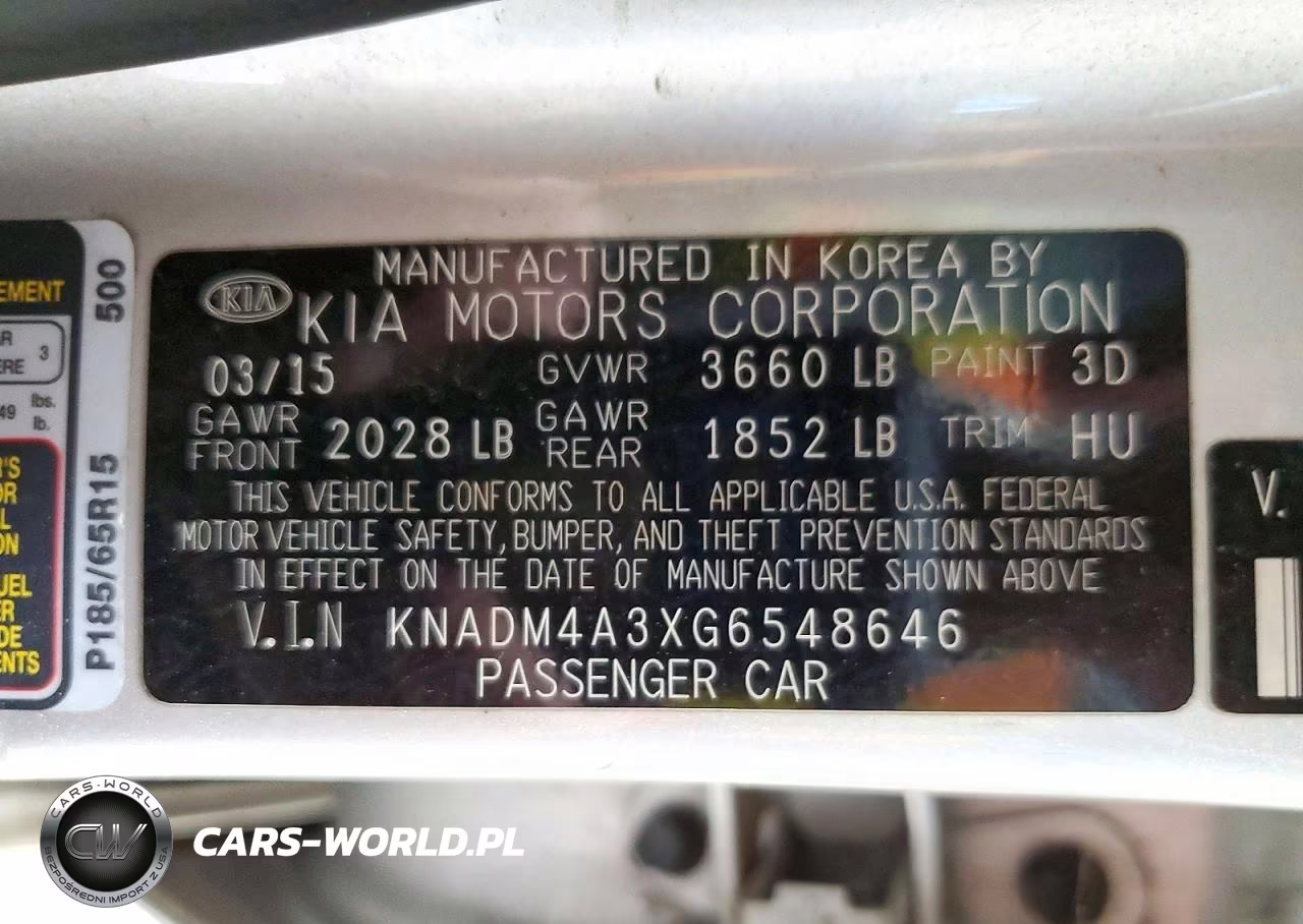 2016 Kia Rio Lx VIN:KNADM4A3XG6548646 - 12