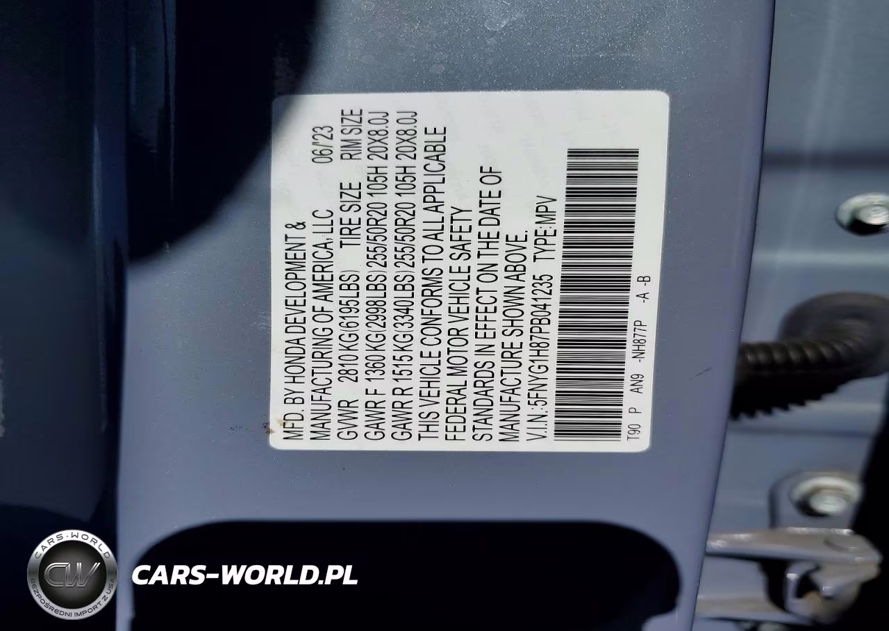 2023 Honda Pilot Elite VIN:5FNYG1H87PB041235 - 13