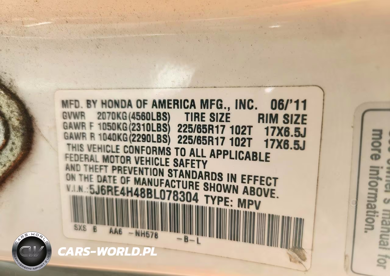 2011 Honda Cr-V Se VIN:5J6RE4H48BL078304 - 13