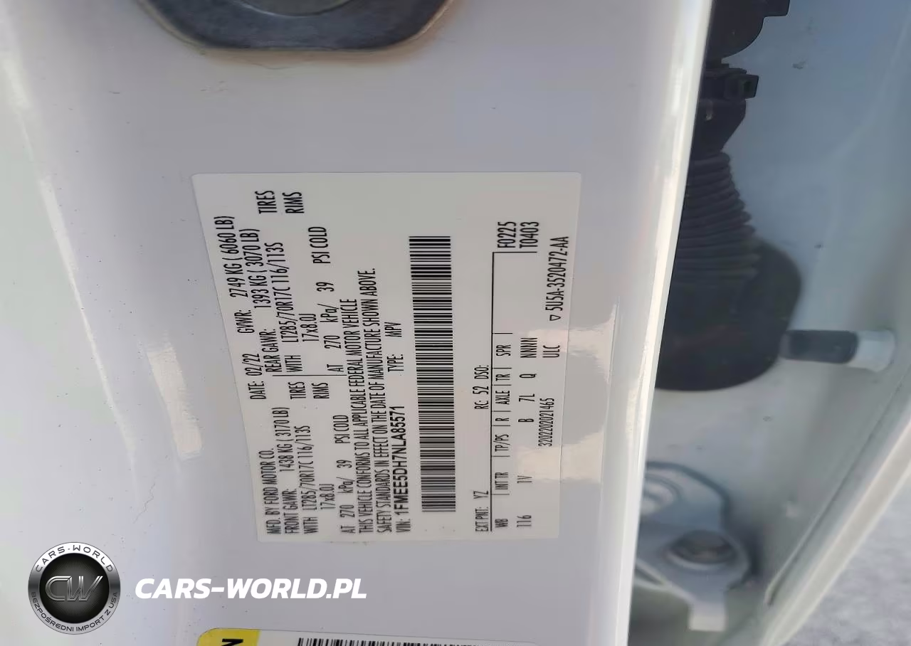 2022 Ford Bronco Base VIN:1FMEE5DH7NLA85571 - 13
