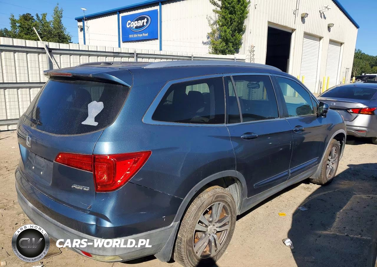 2016 Honda Pilot Exl VIN:5FNYF6H82GB117265 - 3