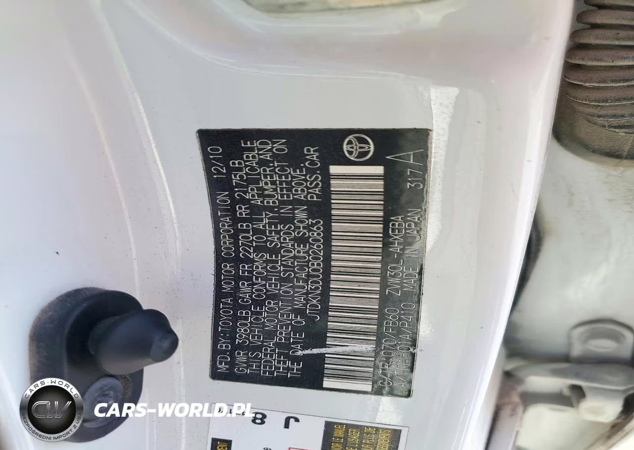 2011 Toyota Prius Two VIN:JTDKN3DU0B0260863 - 13