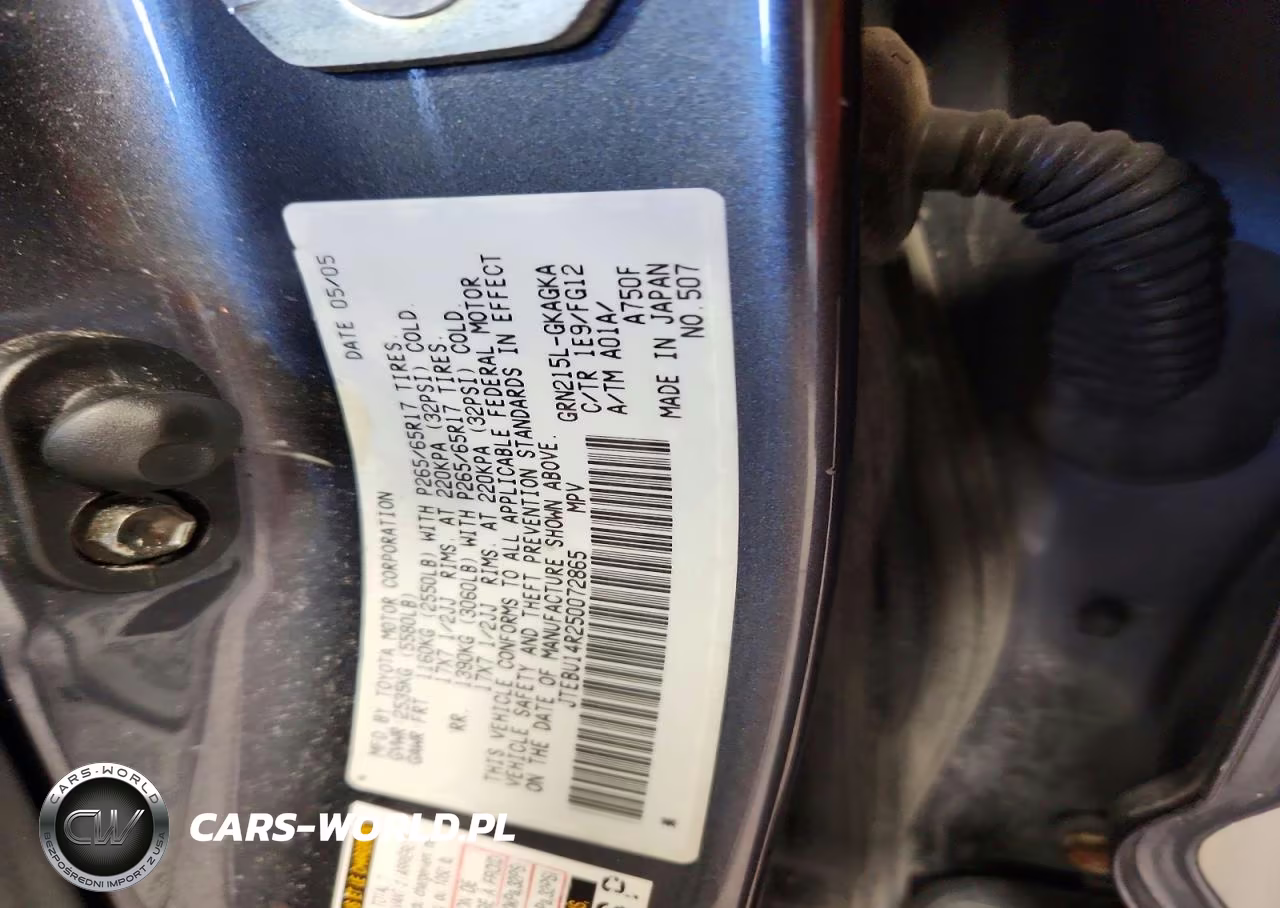 2005 Toyota 4Runner Sr5 VIN:JTEBU14R250072865 - 13