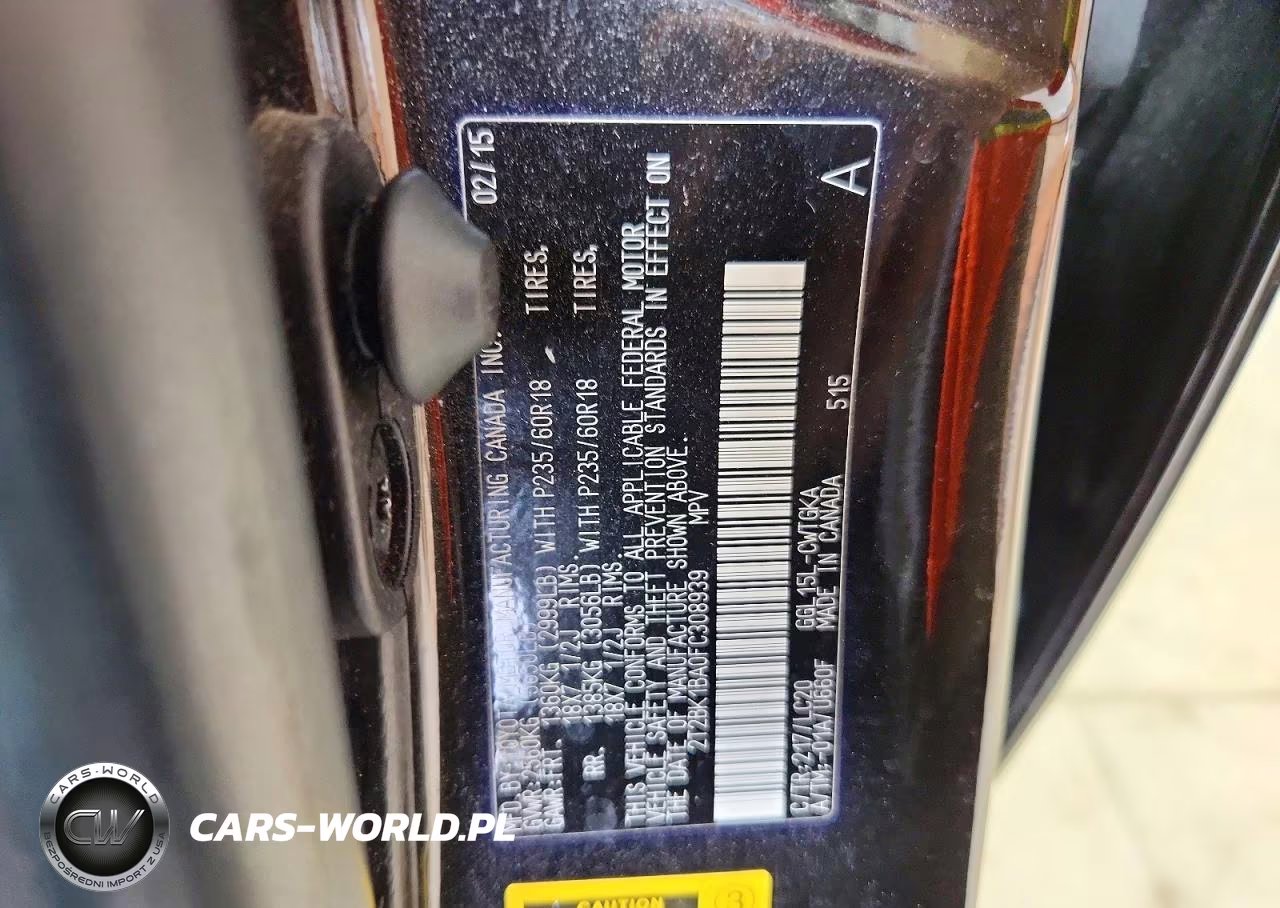 2015 Lexus Rx 350 Base VIN:2T2BK1BA0FC308939 - 13