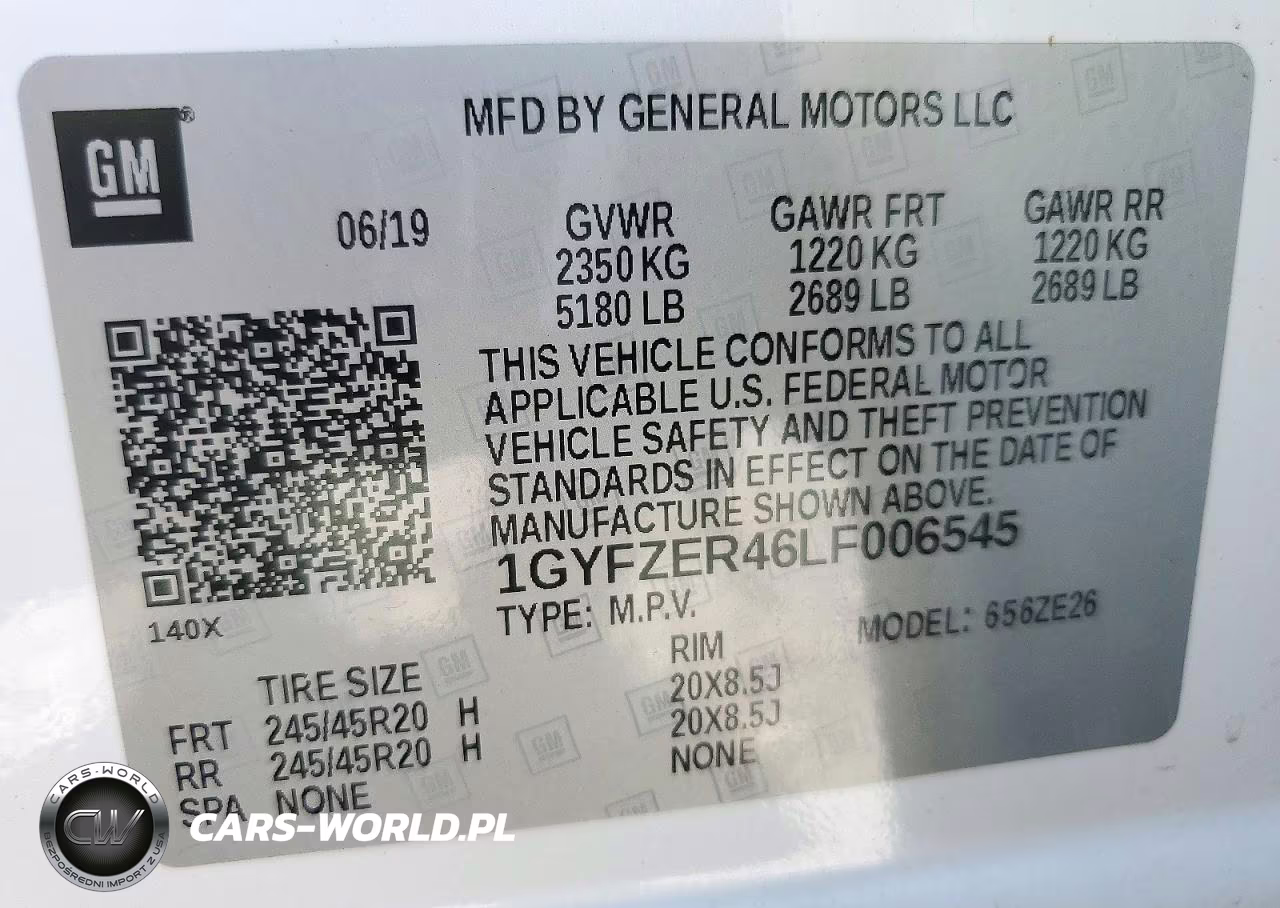 2020 Cadillac Xt4 Sport VIN:1GYFZER46LF006545 - 13