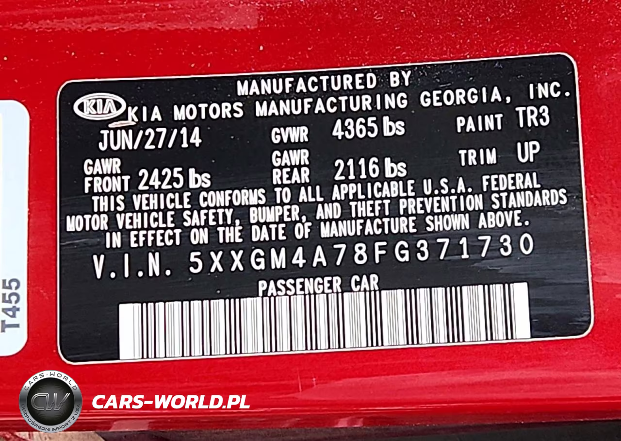 2015 Kia Optima Lx VIN:5XXGM4A78FG371730 - 12