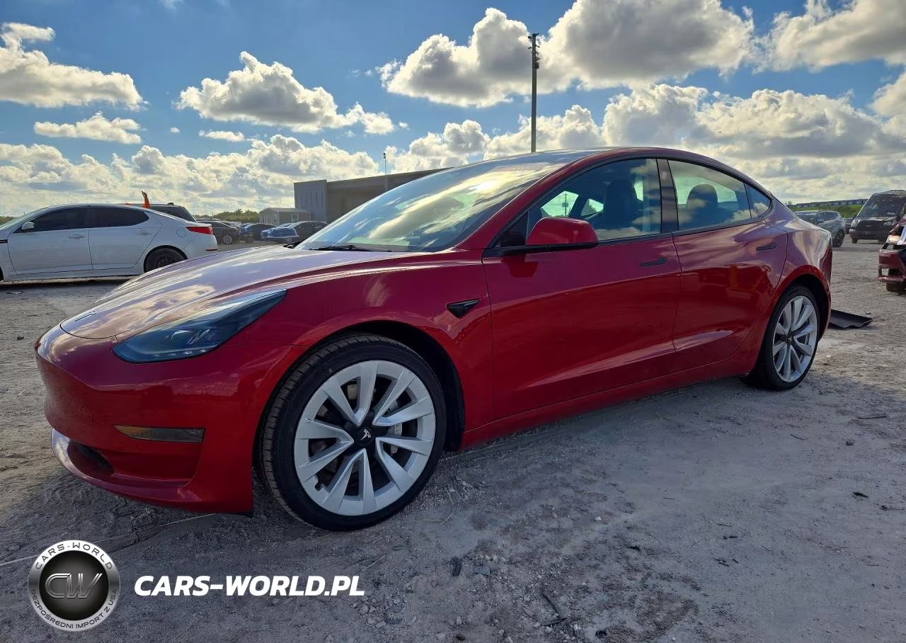 2022 Tesla Model 3 VIN:5YJ3E1EA5NF368625 - 1