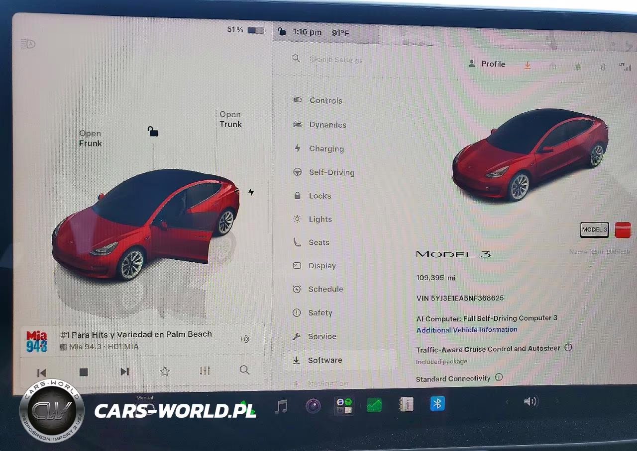 2022 Tesla Model 3 VIN:5YJ3E1EA5NF368625 - 9
