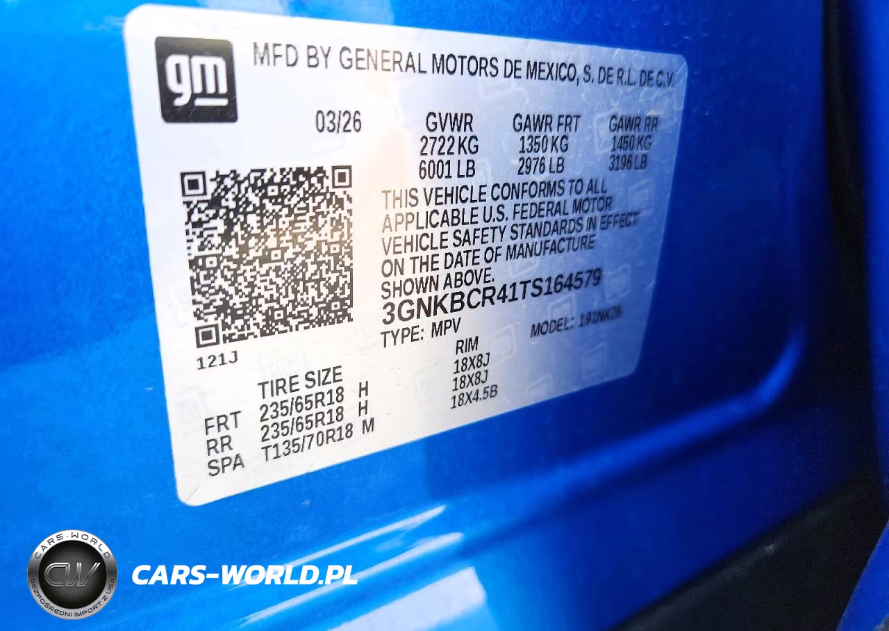 2026 Chevrolet Blazer 2Lt VIN:3GNKBCR41TS164579 - 13