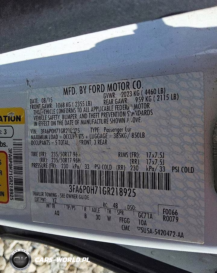 2016 Ford Fusion Se VIN:3FA6P0H71GR218925 - 13