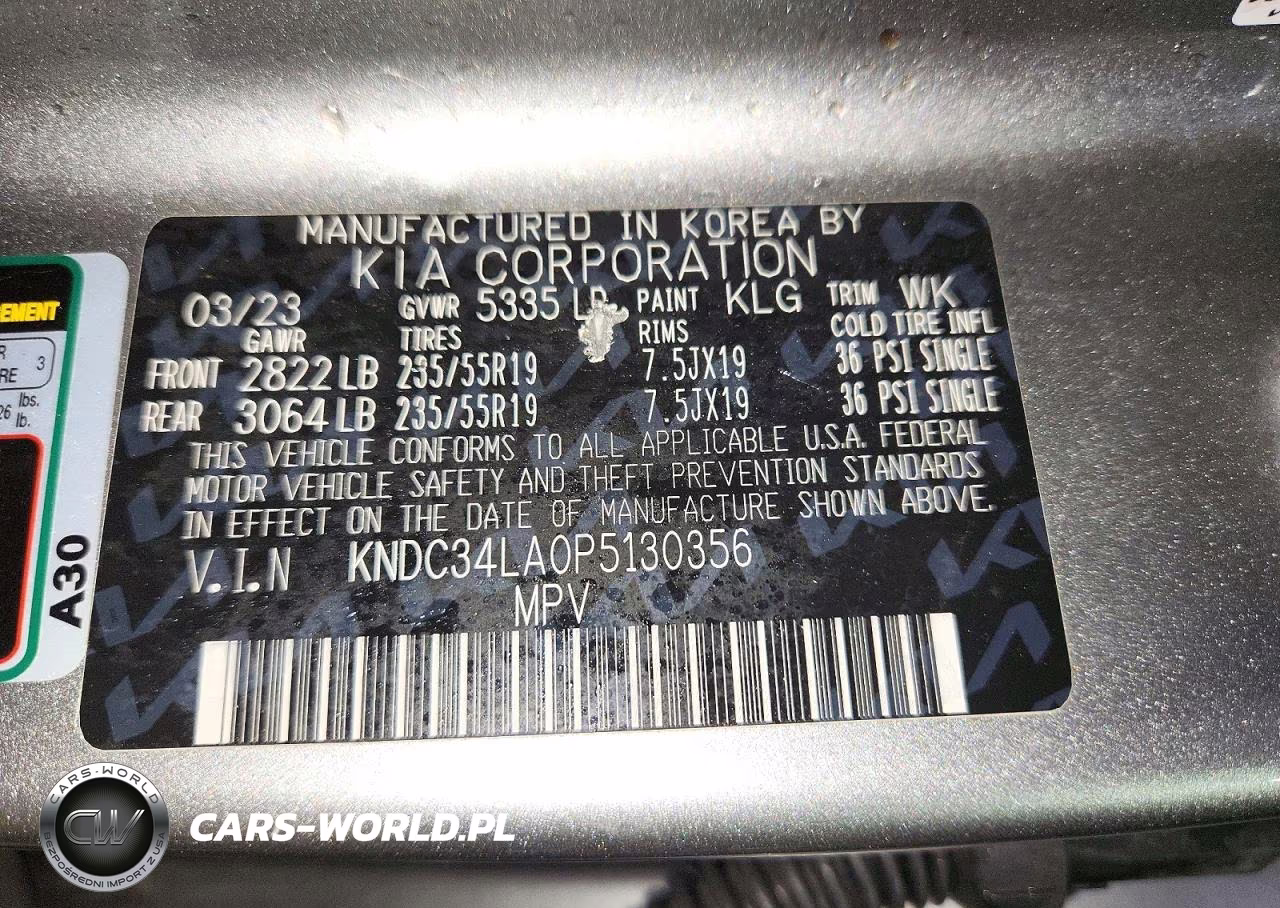 2023 Kia Ev6 Wind VIN:KNDC34LA0P5130356 - 13