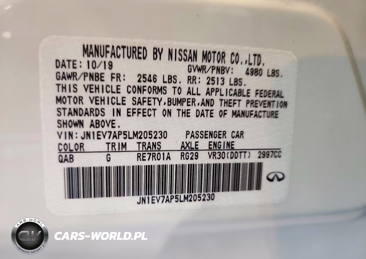 2020 Infiniti Q50 3.0T Luxe VIN:JN1EV7AP5LM205230 - 12
