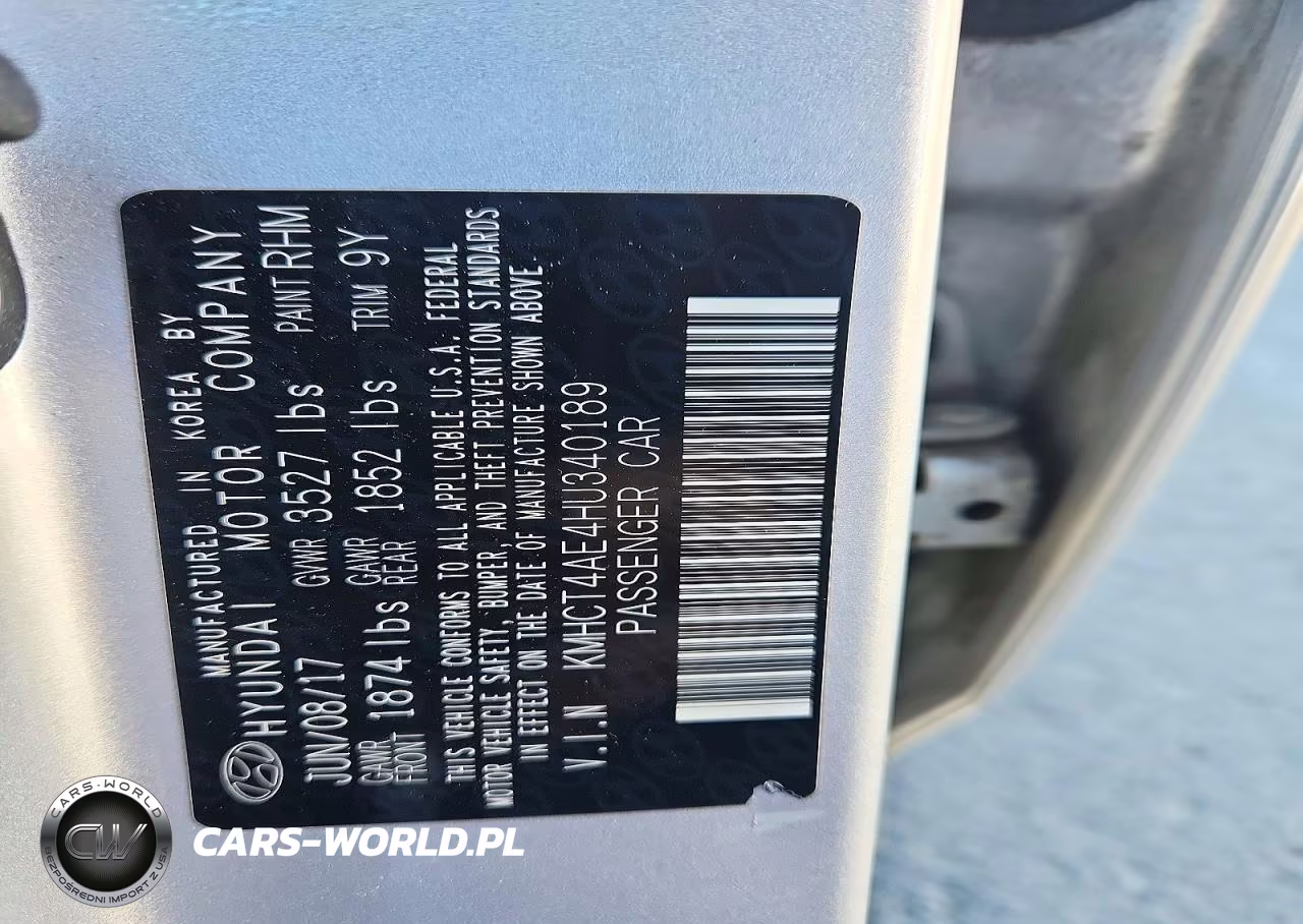 2017 Hyundai Accent Se VIN:KMHCT4AE4HU340189 - 12