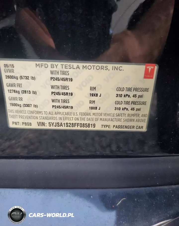 2015 Tesla Model S 70D VIN:5YJSA1S28FF085819 - 13