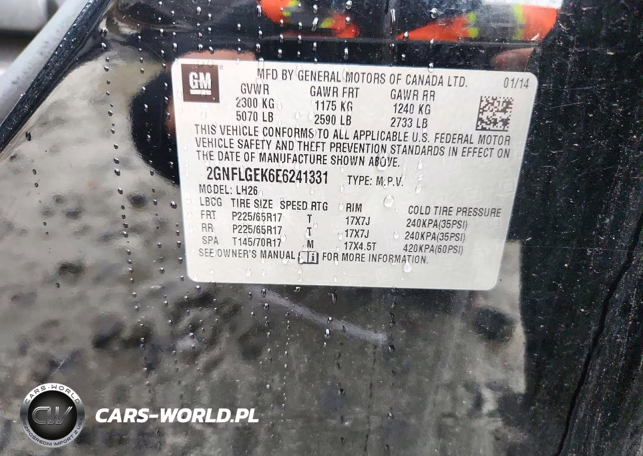 2014 Chevrolet Equinox Lt VIN:2GNFLGEK6E6241331 - 13