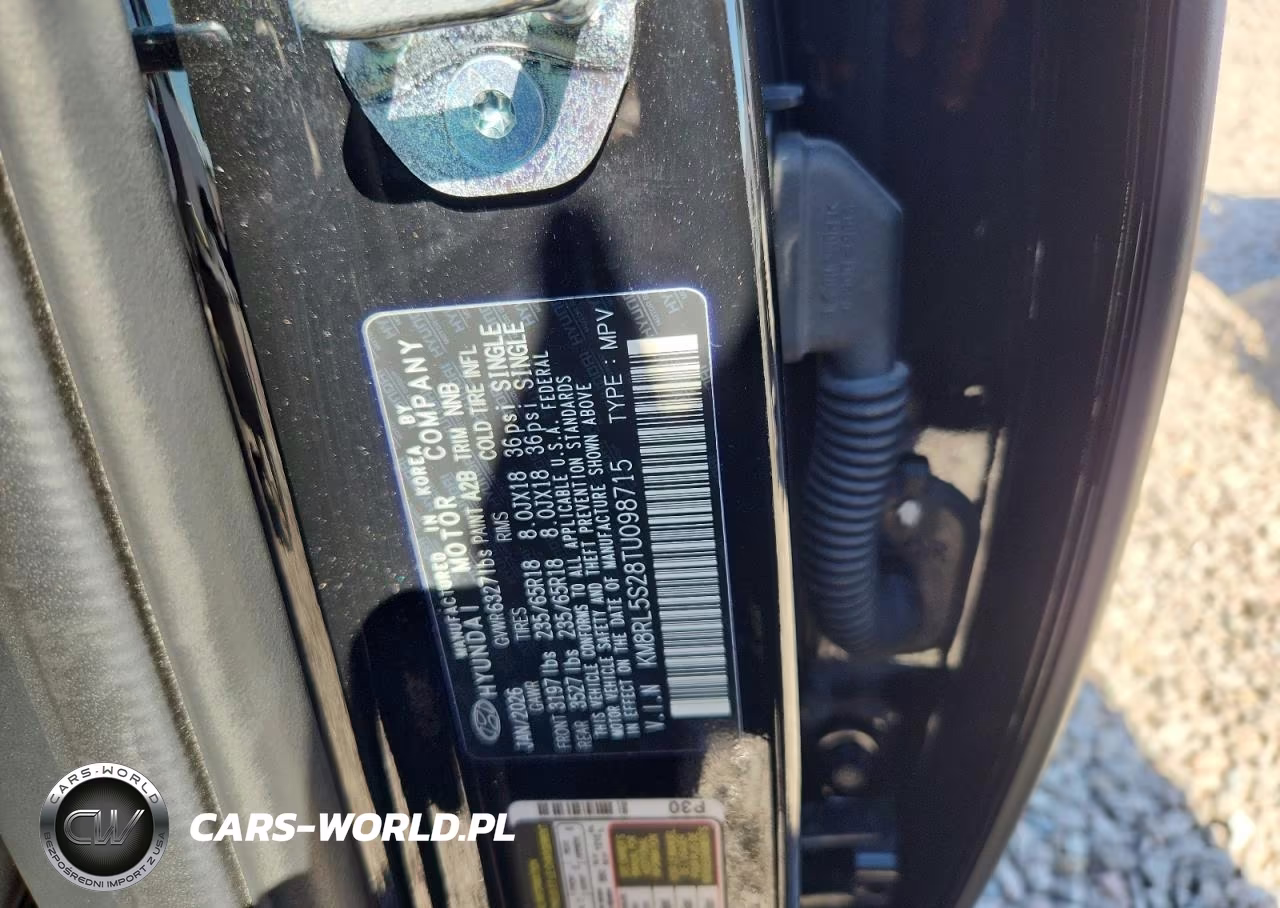 2026 Hyundai Palisade Sel VIN:KM8RL5S28TU098715 - 14