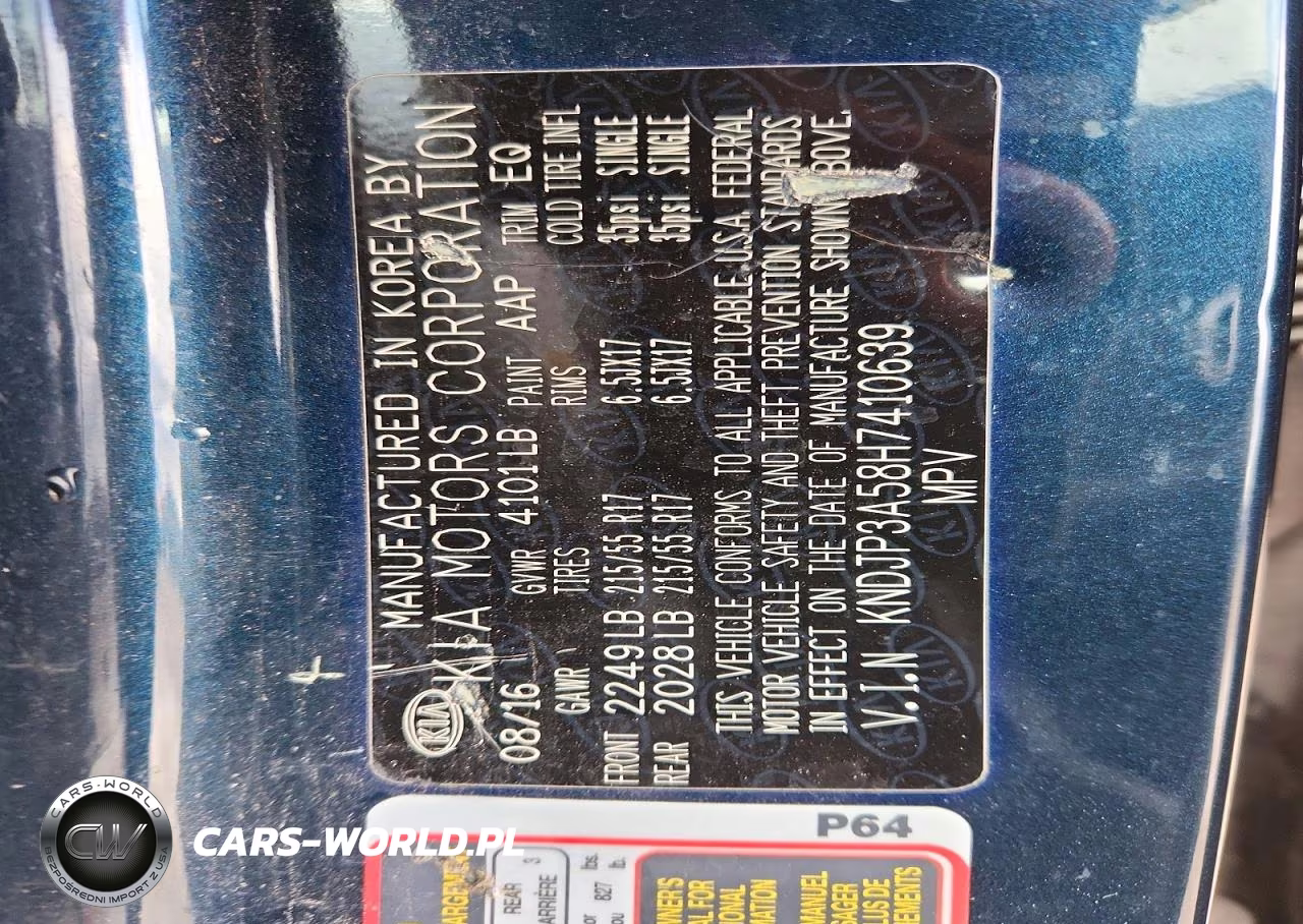 2017 Kia Soul + VIN:KNDJP3A58H7410639 - 12