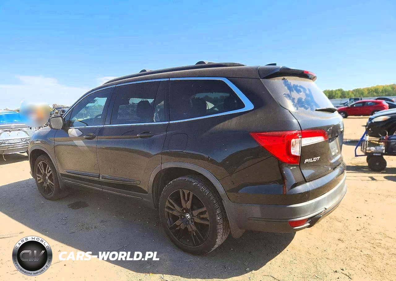 2019 Honda Pilot Exl VIN:5FNYF6H56KB053245 - 2