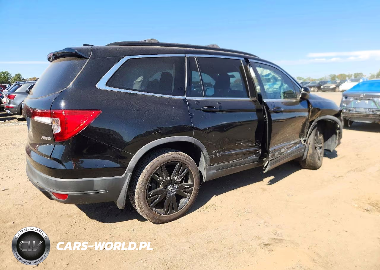 2019 Honda Pilot Exl VIN:5FNYF6H56KB053245 - 3