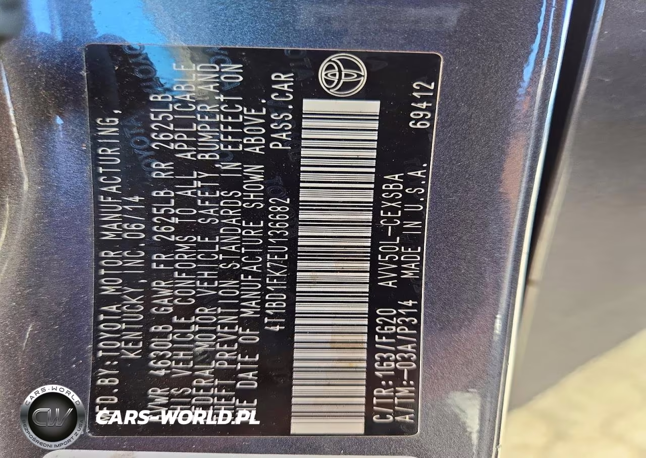2014 Toyota Camry Hybrid Se VIN:4T1BD1FK7EU136682 - 13
