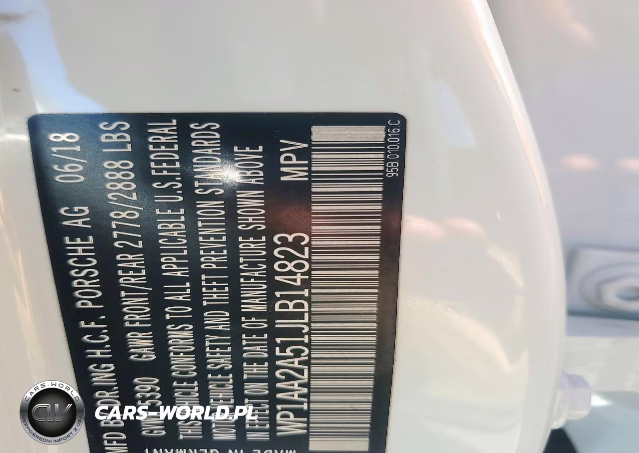 2018 Porsche Macan VIN:WP1AA2A51JLB14823 - 14
