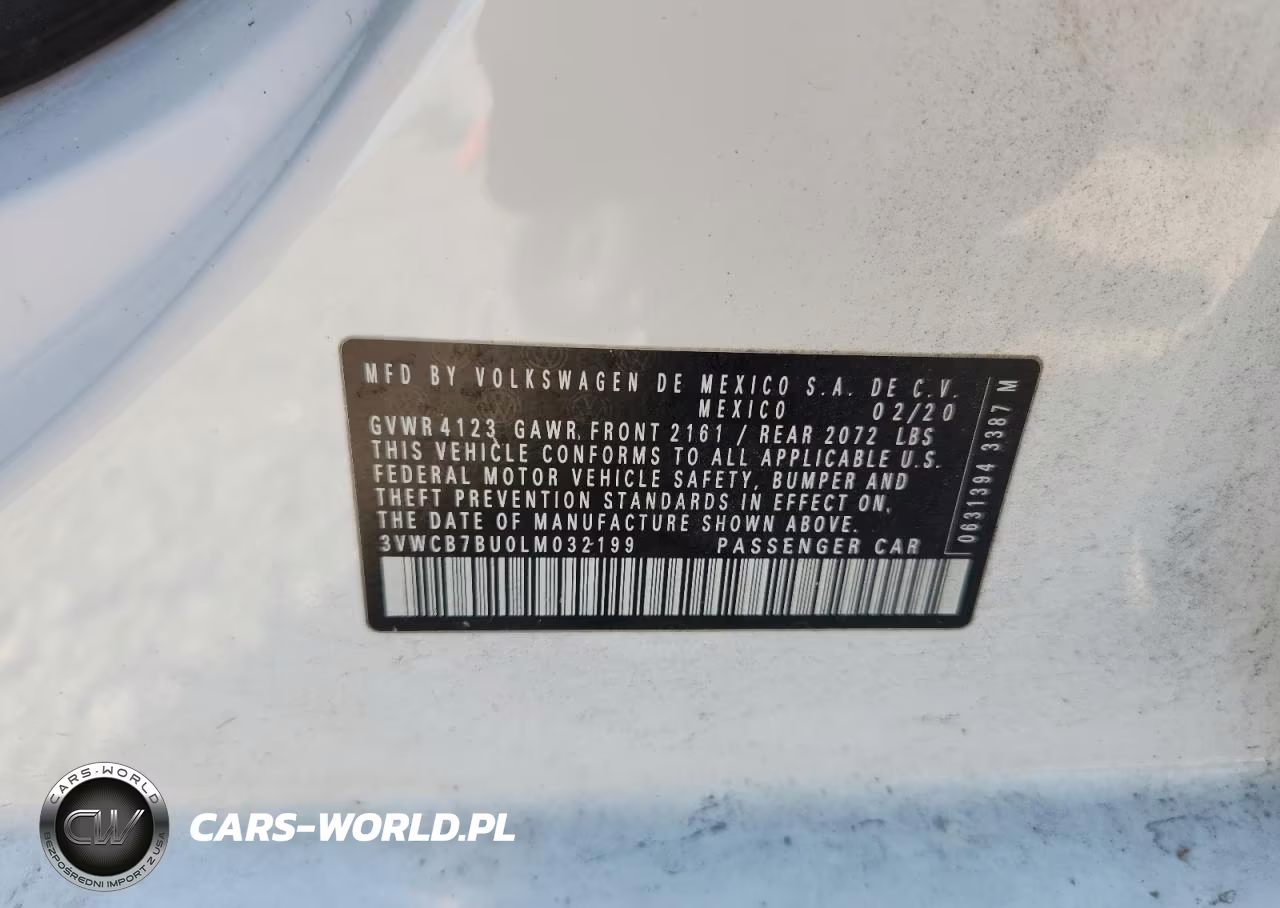 2020 Volkswagen Jetta S VIN:3VWCB7BU0LM032199 - 12