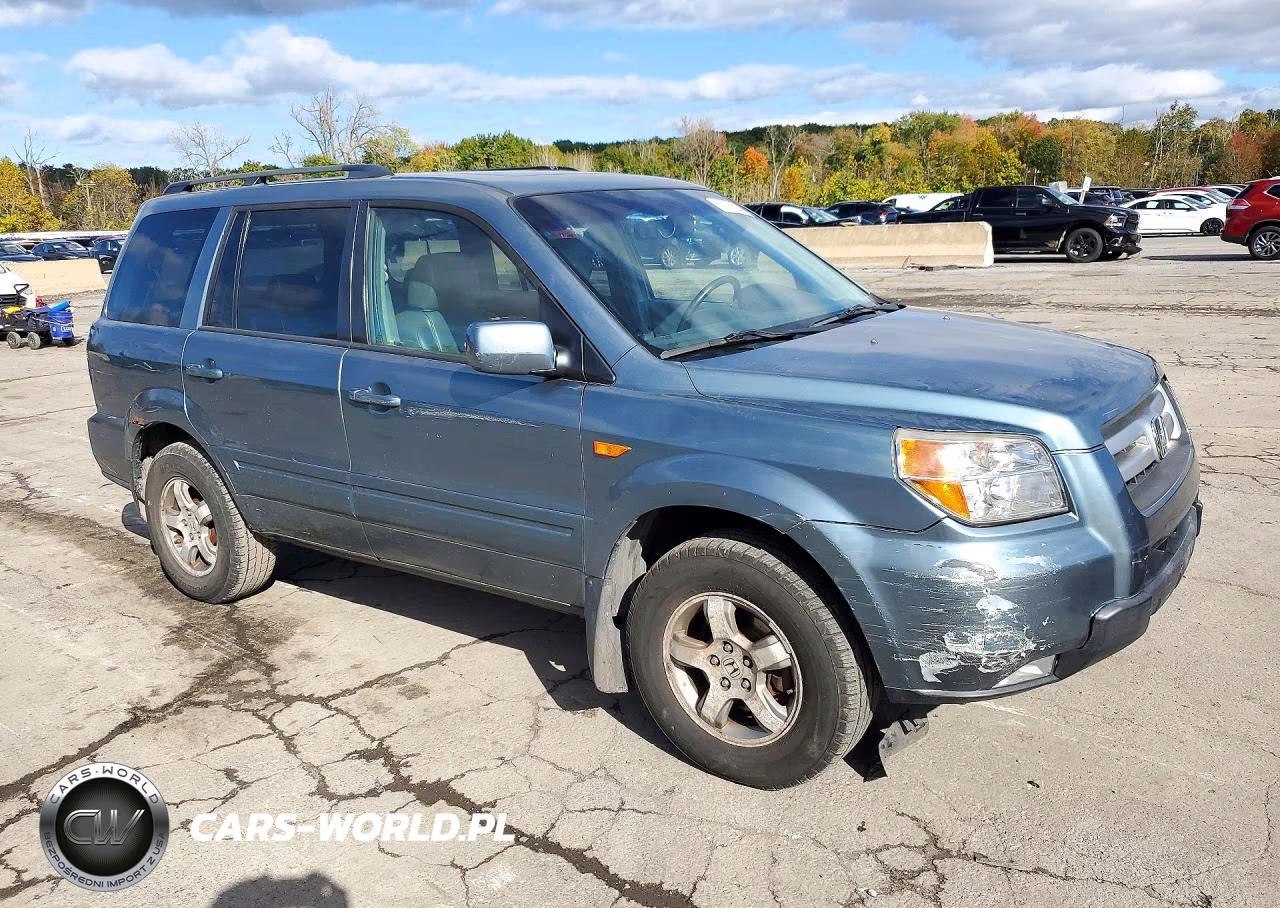 2007 Honda Pilot Exl VIN:2HKYF18637H512865 - 4