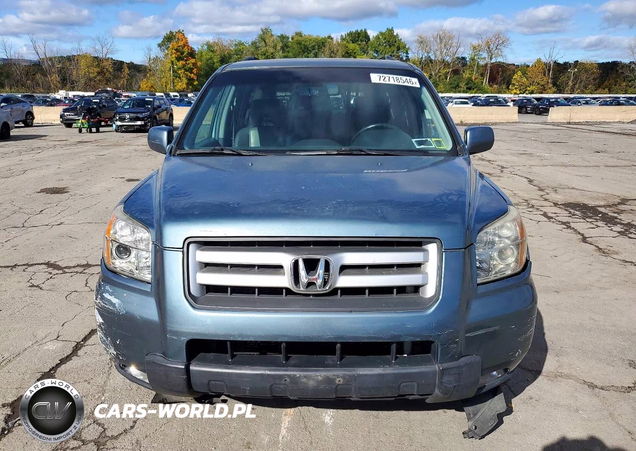 2007 Honda Pilot Exl VIN:2HKYF18637H512865 - 5