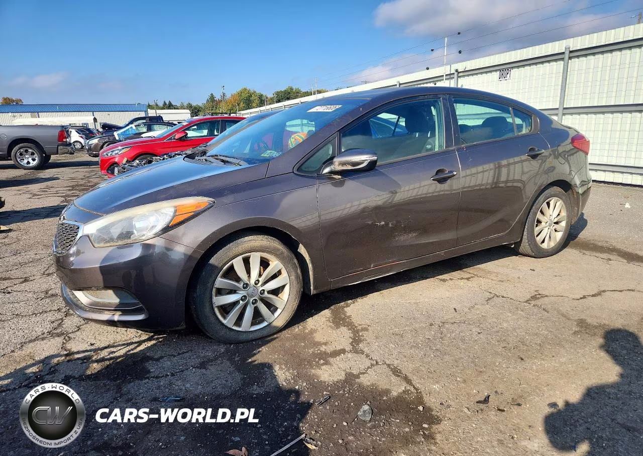 2014 Kia Forte Lx VIN:KNAFX4A61E5189734 - 1
