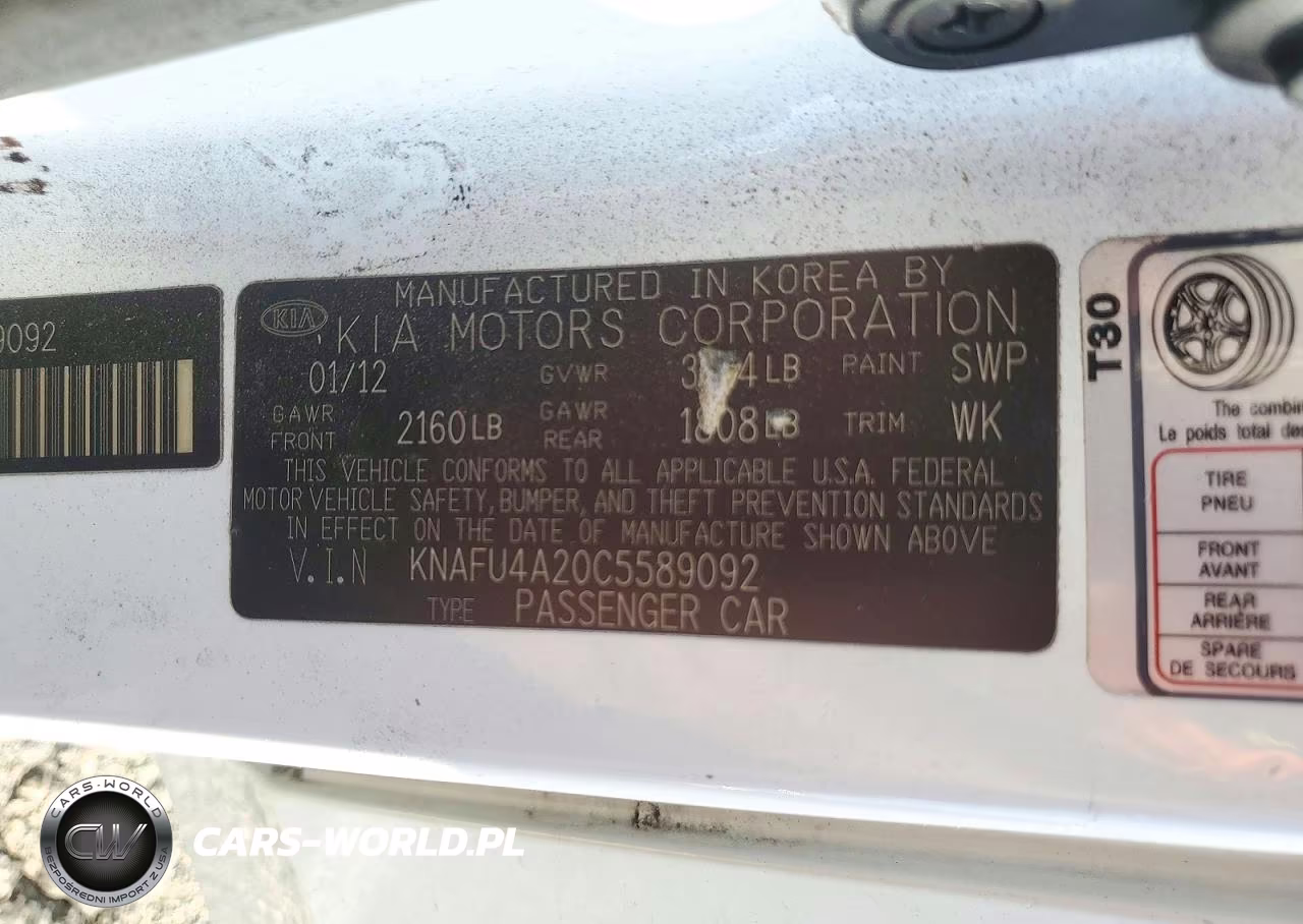 2012 Kia Forte Ex VIN:KNAFU4A20C5589092 - 12