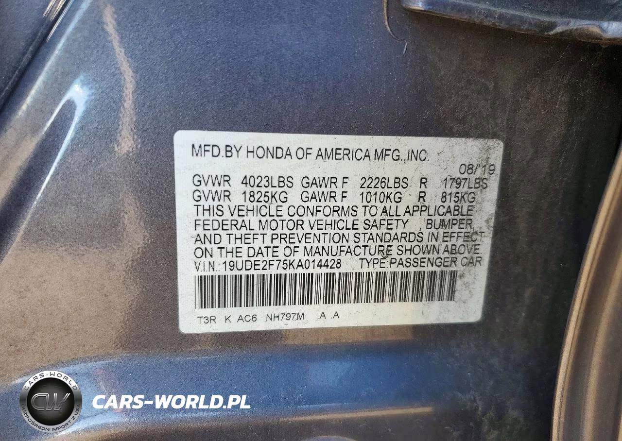 2019 Acura Ilx Premium VIN:19UDE2F75KA014428 - 12