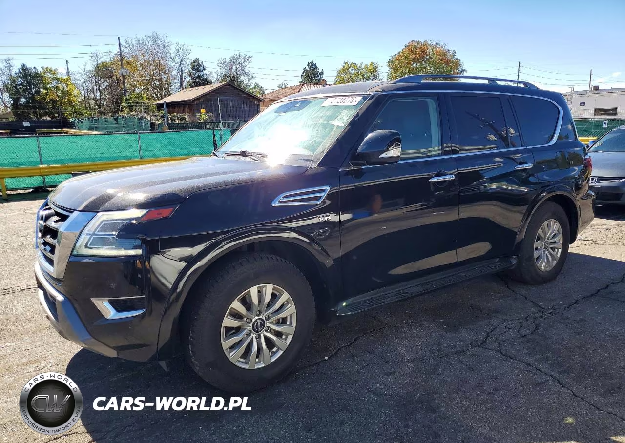 2021 Nissan Armada Sv VIN:JN8AY2ACXM9145876 - 1