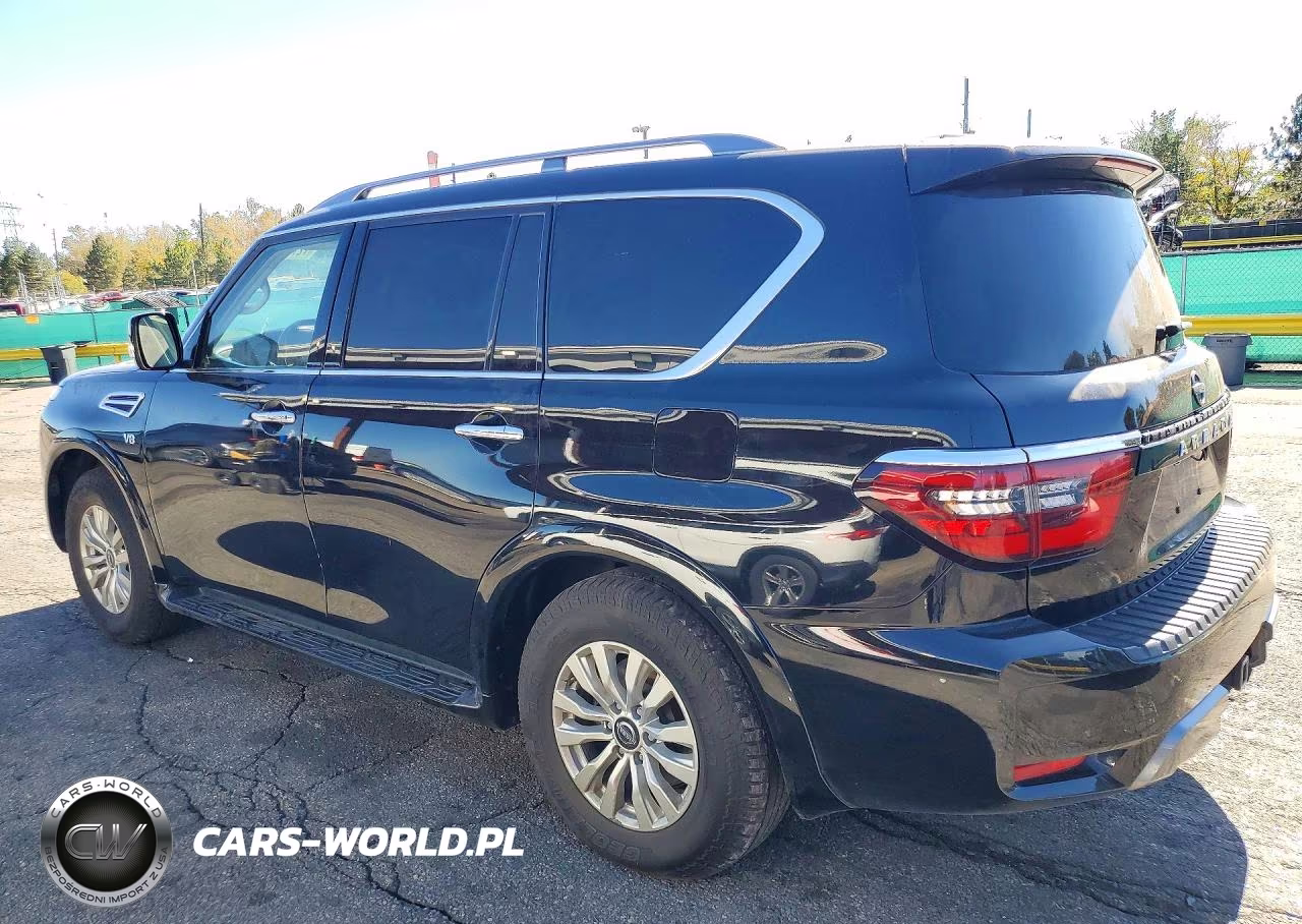2021 Nissan Armada Sv VIN:JN8AY2ACXM9145876 - 2