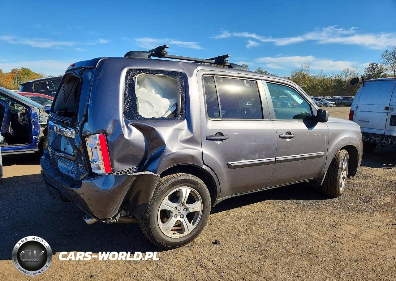 2014 Honda Pilot Exl VIN:5FNYF4H64EB014820 - 3