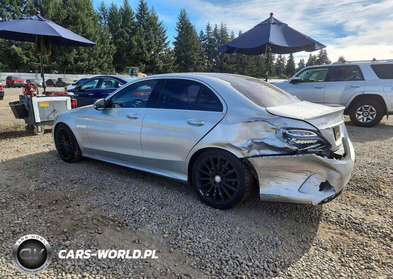 2016 Mercedes-Benz C 300 VIN:55SWF4JB7GU127709 - 2