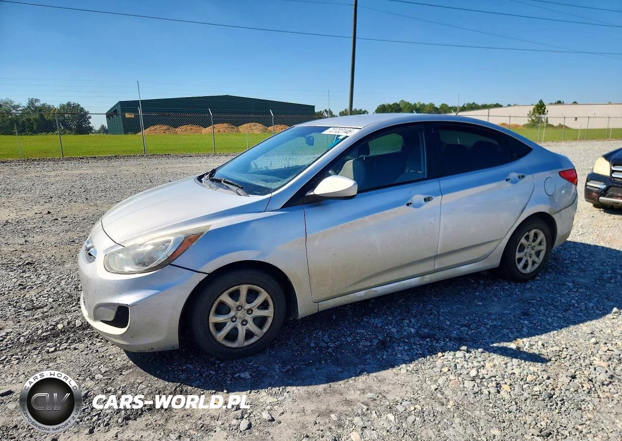 2014 Hyundai Accent Gls VIN:KMHCT4AE2EU651051 - 1