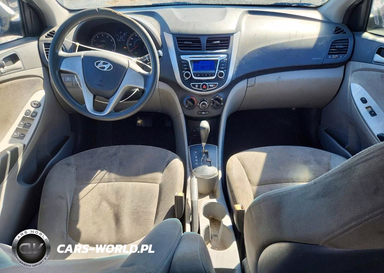 2014 Hyundai Accent Gls VIN:KMHCT4AE2EU651051 - 8