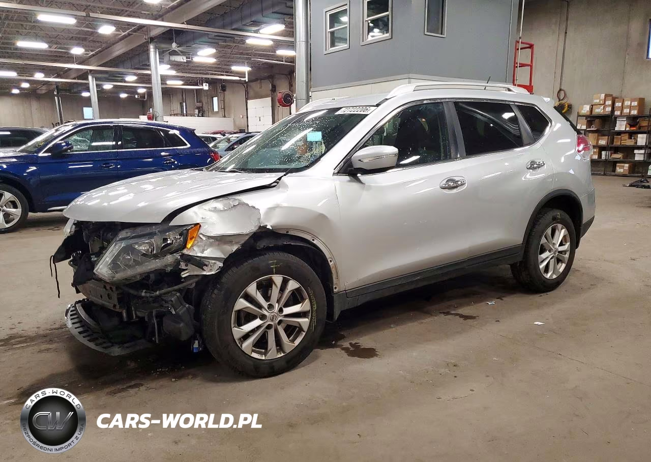 2015 Nissan Rogue Sv VIN:KNMAT2MV8FP526471 - 1