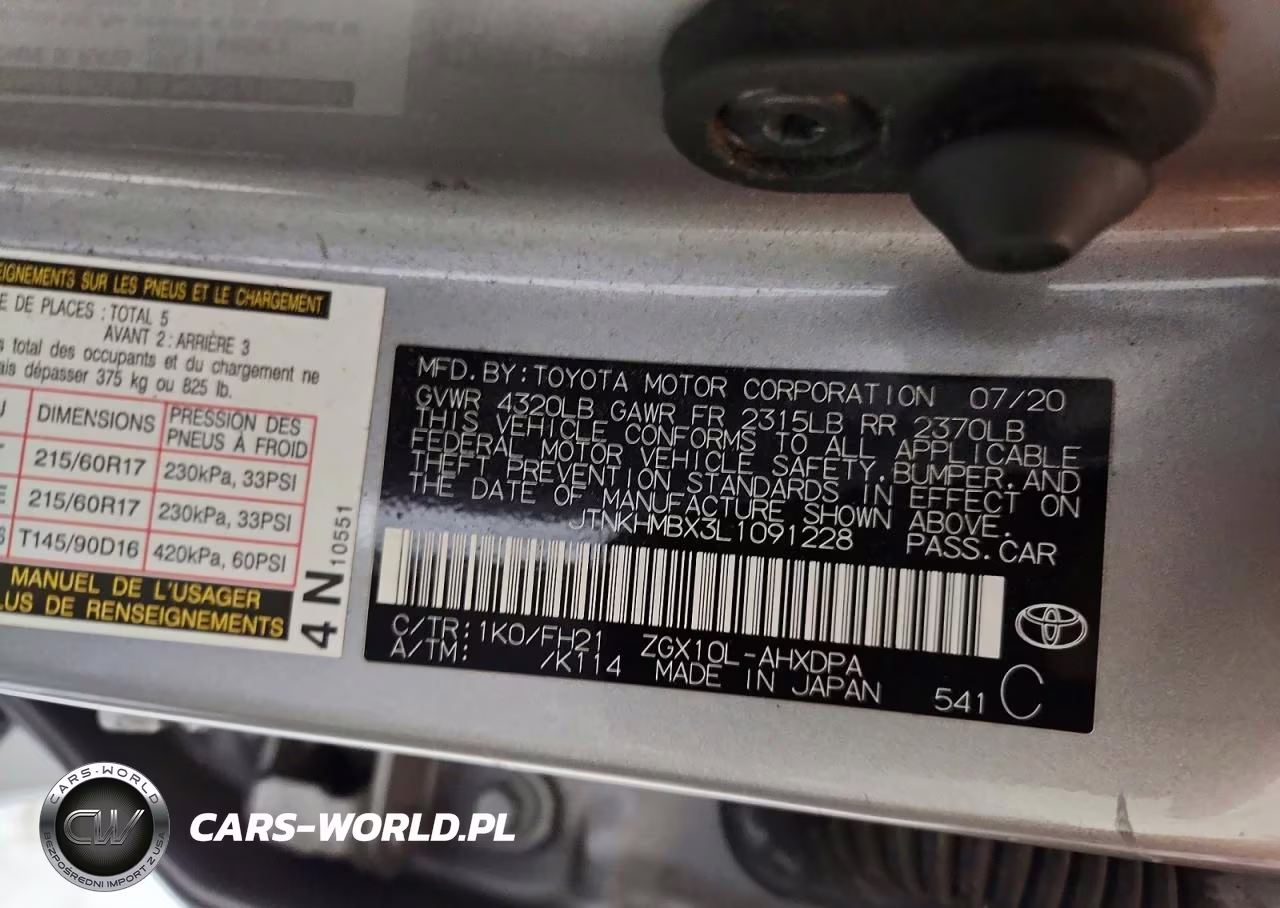 2020 Toyota C-Hr Xle VIN:JTNKHMBX3L1091228 - 12