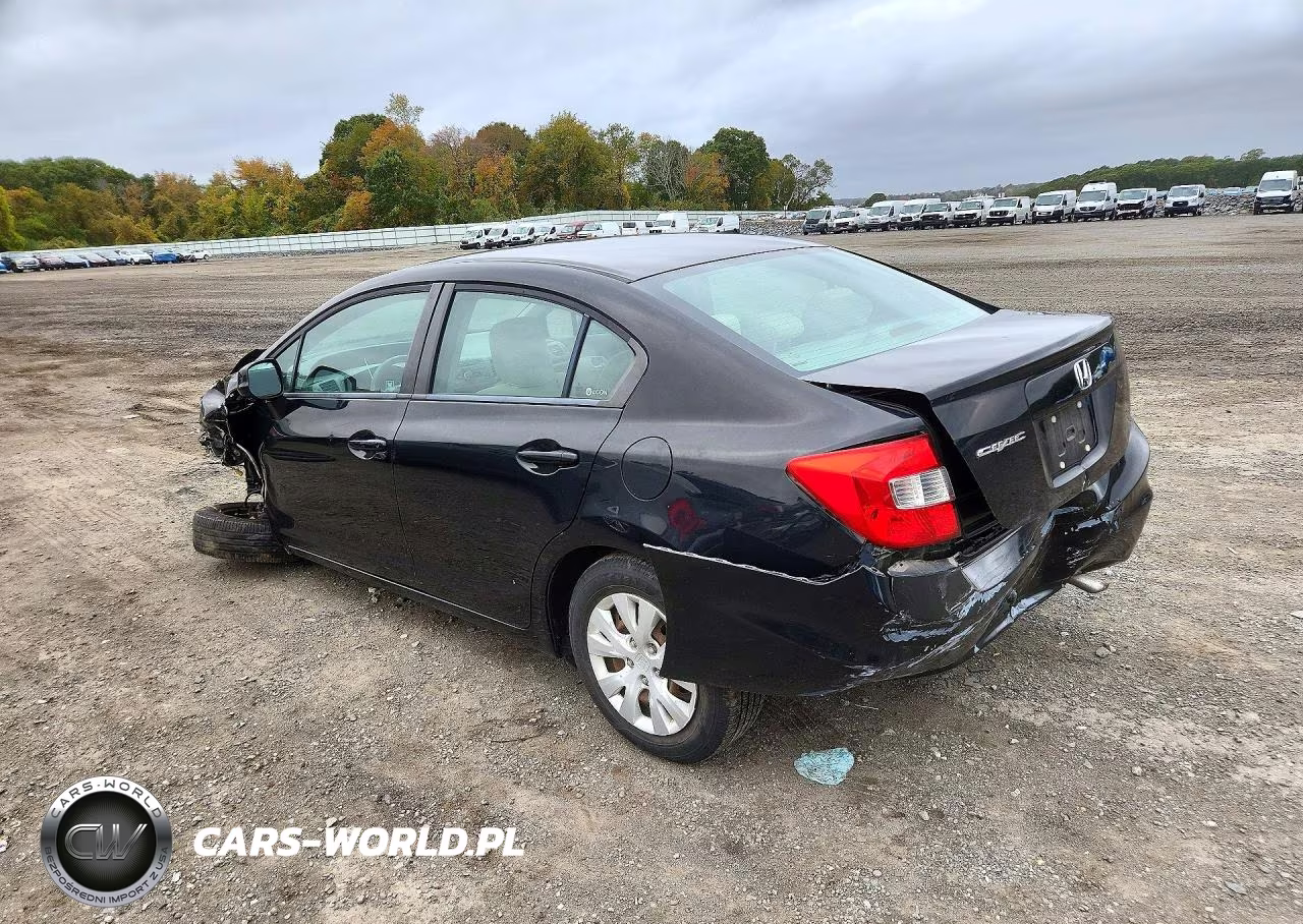 2012 Honda Civic Lx VIN:2HGFB2F57CH313003 - 2