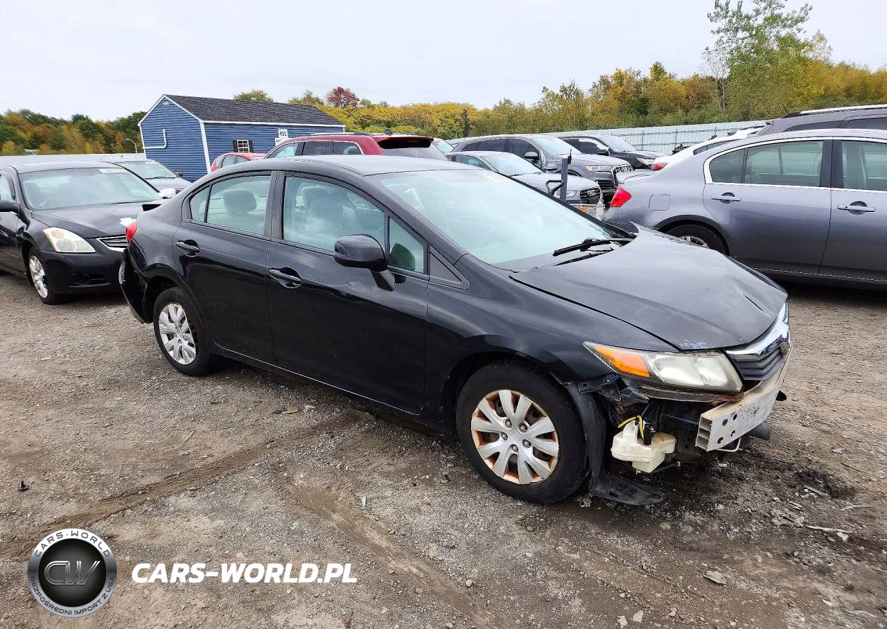 2012 Honda Civic Lx VIN:2HGFB2F57CH313003 - 4