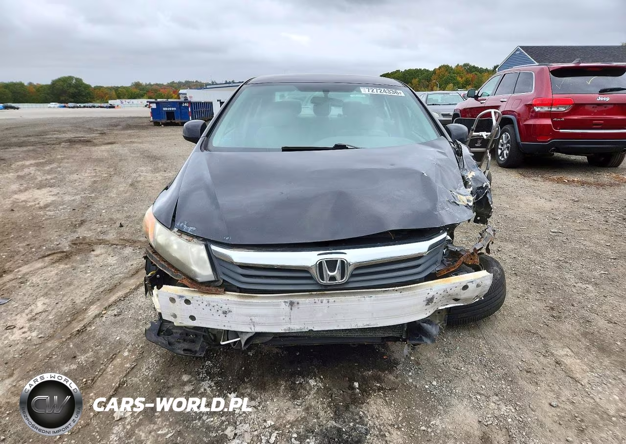 2012 Honda Civic Lx VIN:2HGFB2F57CH313003 - 5