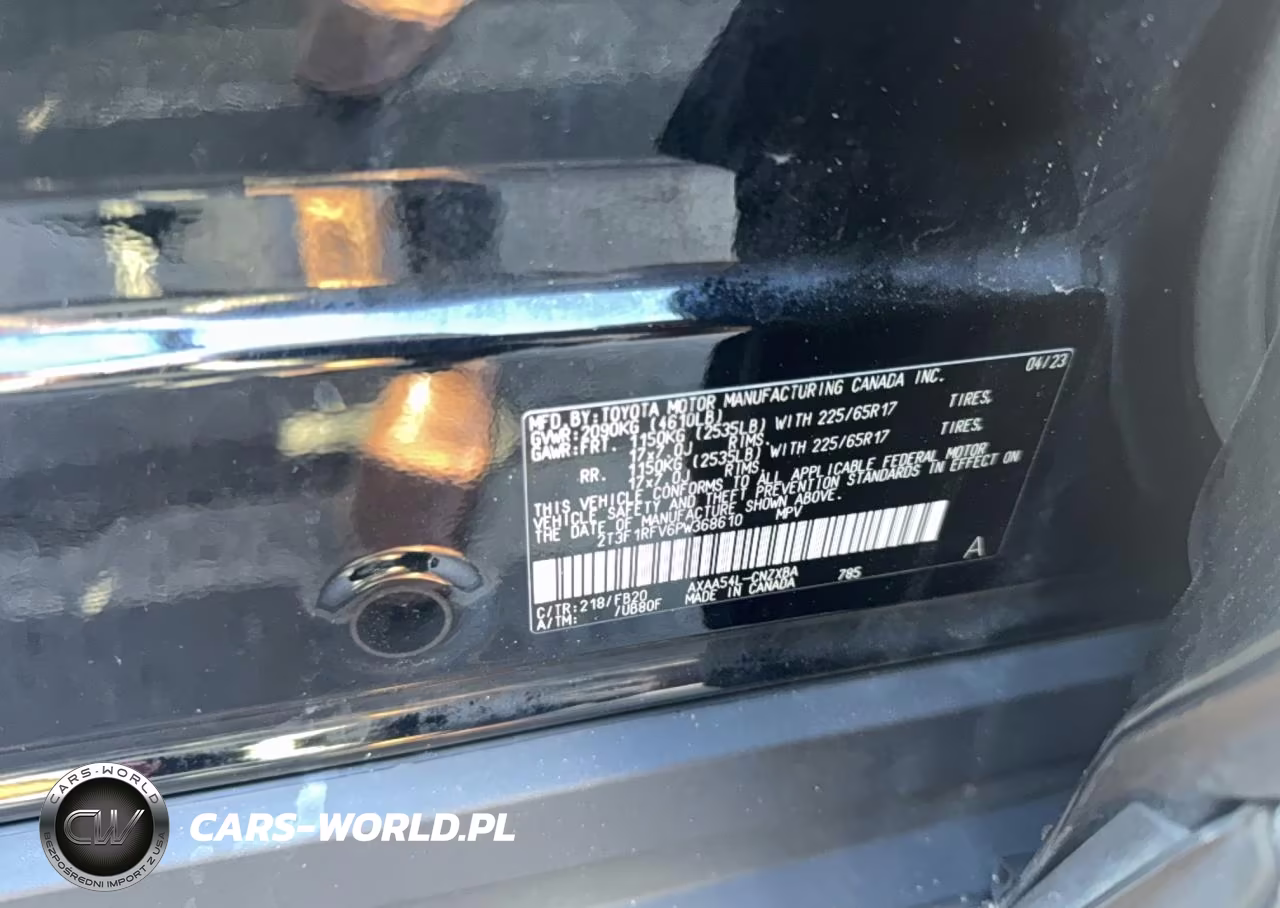 2023 Toyota Rav4 Le VIN:2T3F1RFV6PW368610 - 10