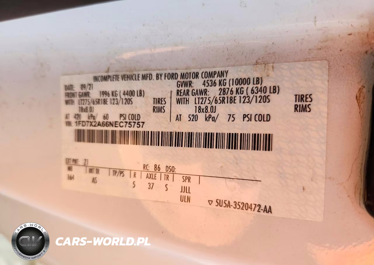 2022 Ford F250 VIN:1FD7X2A66NEC75757 - 12