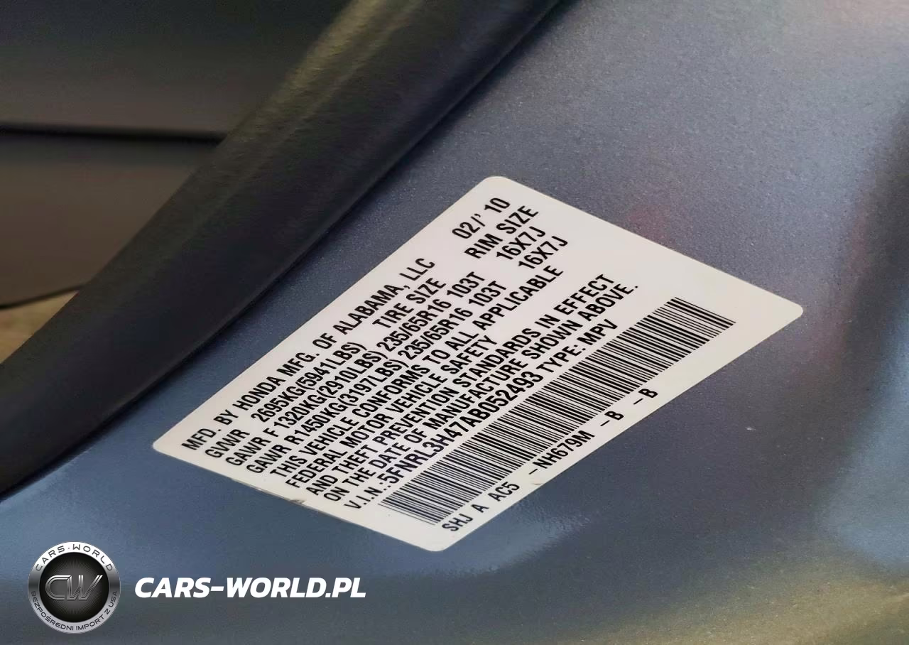 2010 Honda Odyssey Ex VIN:5FNRL3H47AB052493 - 13